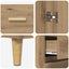 Highboard Artisan Egetræ 34,5 x 34 x 180 cm Konstrueret træ
