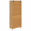Highboard Artisan Egetræ 34,5 x 34 x 180 cm Konstrueret træ