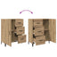 Highboard Artisan Egetræ 69,5 x 34 x 180 cm Konstrueret træ