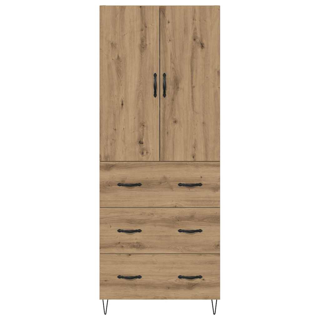 Highboard 2 pcs Artisan Egetræ 69,5 x 34 x 180 cm