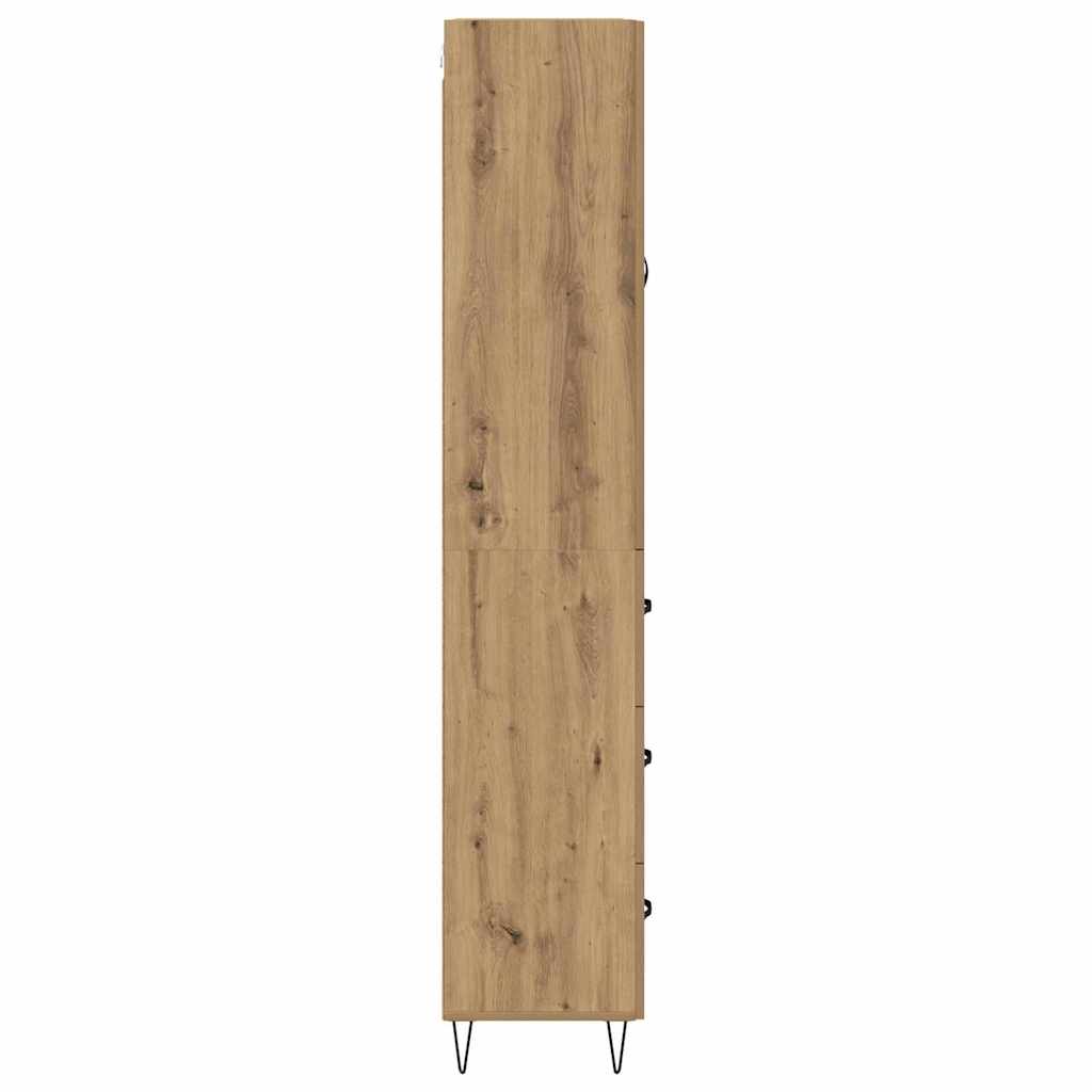 Highboard 2 pcs Artisan Egetræ 69,5 x 34 x 180 cm