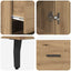 Highboard Artisan Egetræ 34,5 x 34 x 180 cm Konstrueret træ