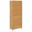 Highboard Artisan Egetræ 69,5 x 34 x 180 cm Konstrueret træ