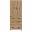 Highboard Artisan Egetræ 69,5 x 34 x 180 cm Konstrueret træ