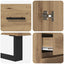 Highboard 2 pcs Artisan Egetræ 69,5 x 34 x 180 cm