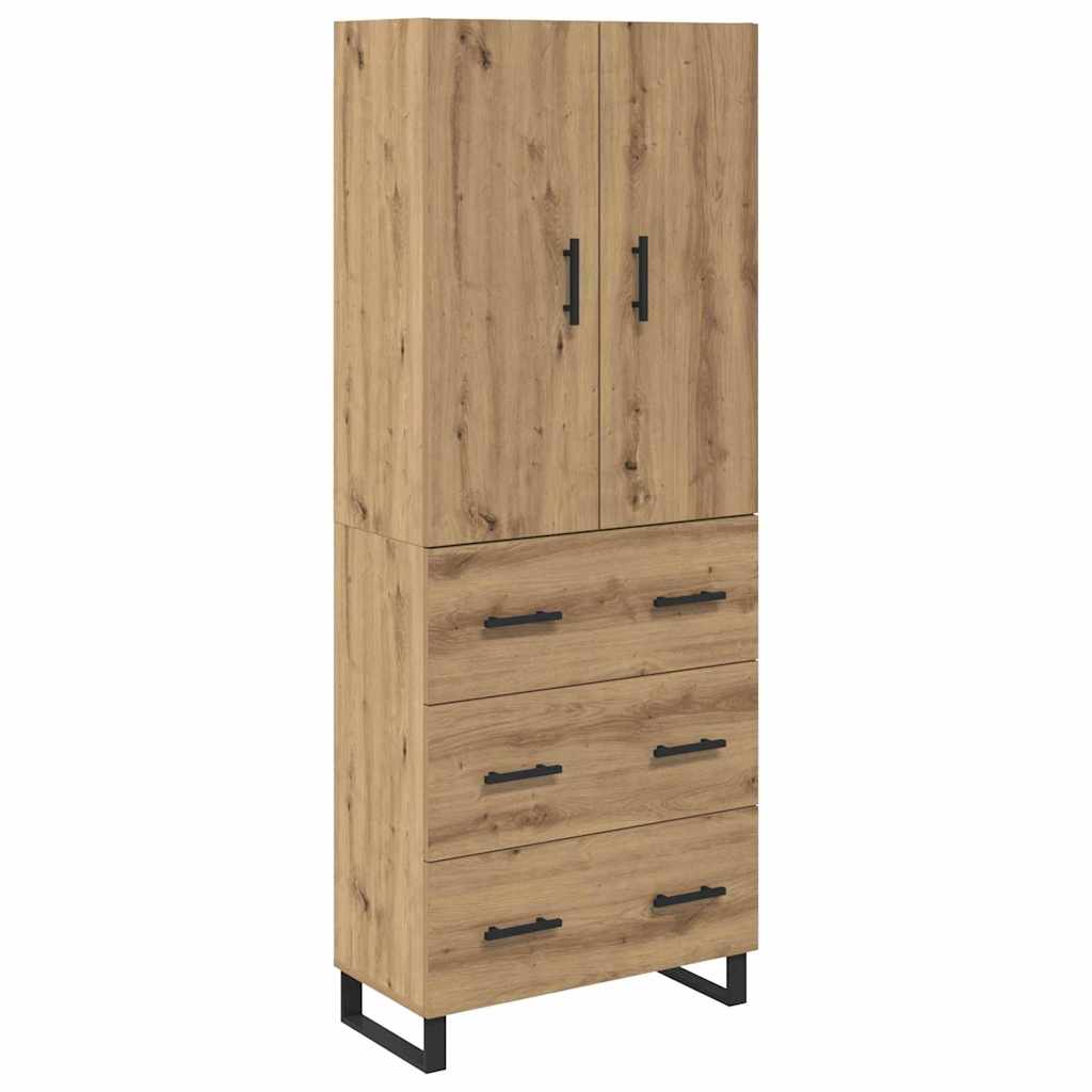 Highboard 2 pcs Artisan Egetræ 69,5 x 34 x 180 cm