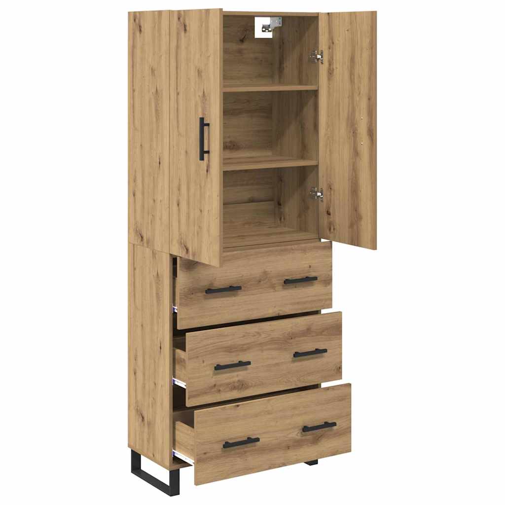 Highboard 2 pcs Artisan Egetræ 69,5 x 34 x 180 cm