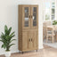 Highboard 2 pcs Artisan Egetræ 69,5 x 34 x 180 cm