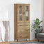 Highboard 2 pcs Artisan Egetræ 69,5 x 34 x 180 cm