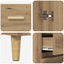 Highboard Artisan Egetræ 69,5 x 32,5 x 180 cm Konstrueret træ