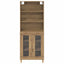 Highboard Artisan Egetræ 69,5 x 32,5 x 180 cm Konstrueret træ