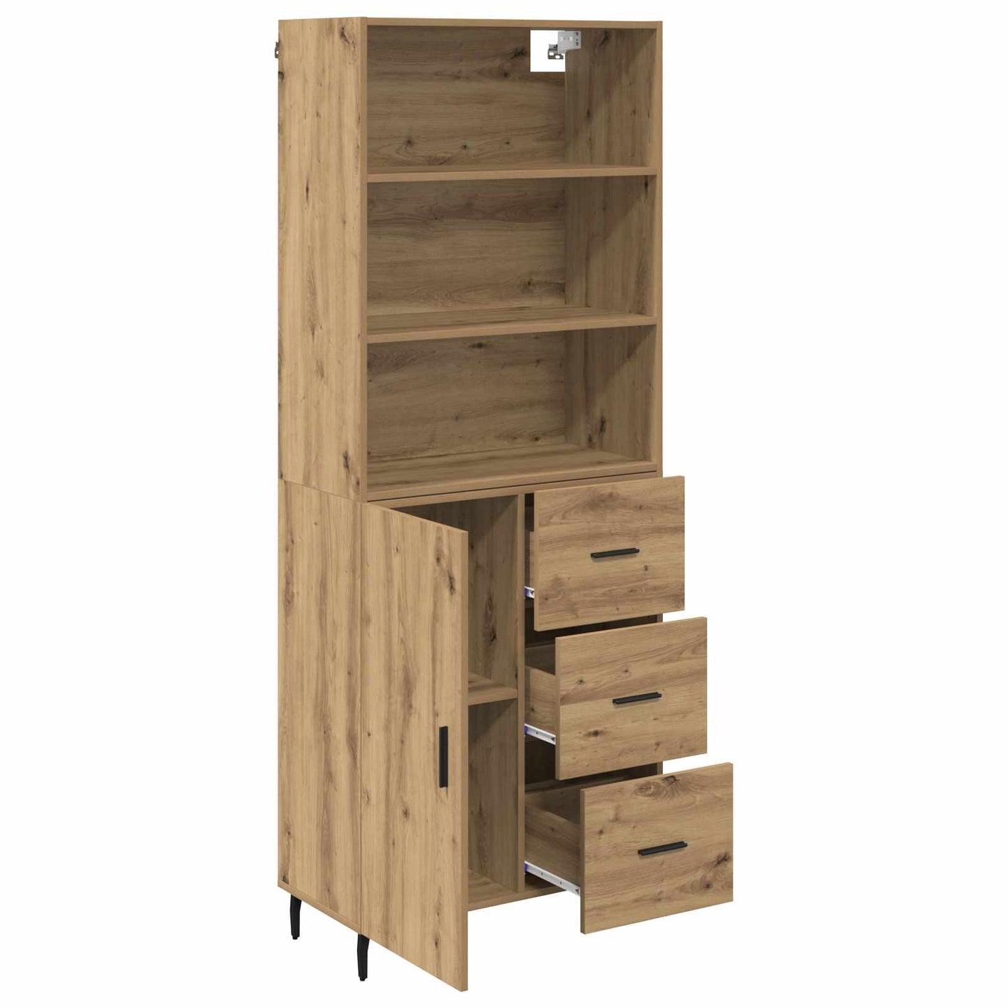 Highboard 2 pcs Artisan Egetræ 69,5 x 32,5 x 180 cm