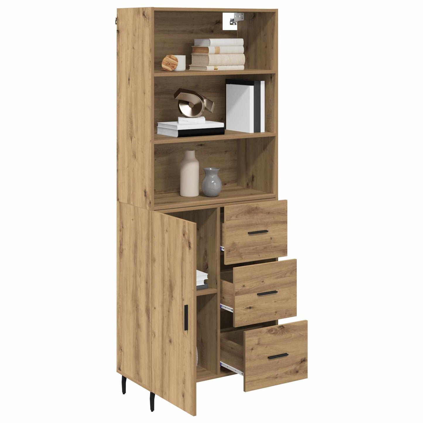 Highboard 2 pcs Artisan Egetræ 69,5 x 32,5 x 180 cm