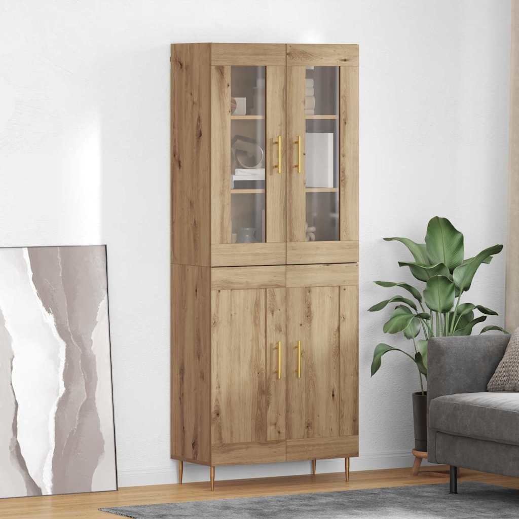 Highboard 2 pcs Artisan Egetræ 69,5 x 34 x 180 cm