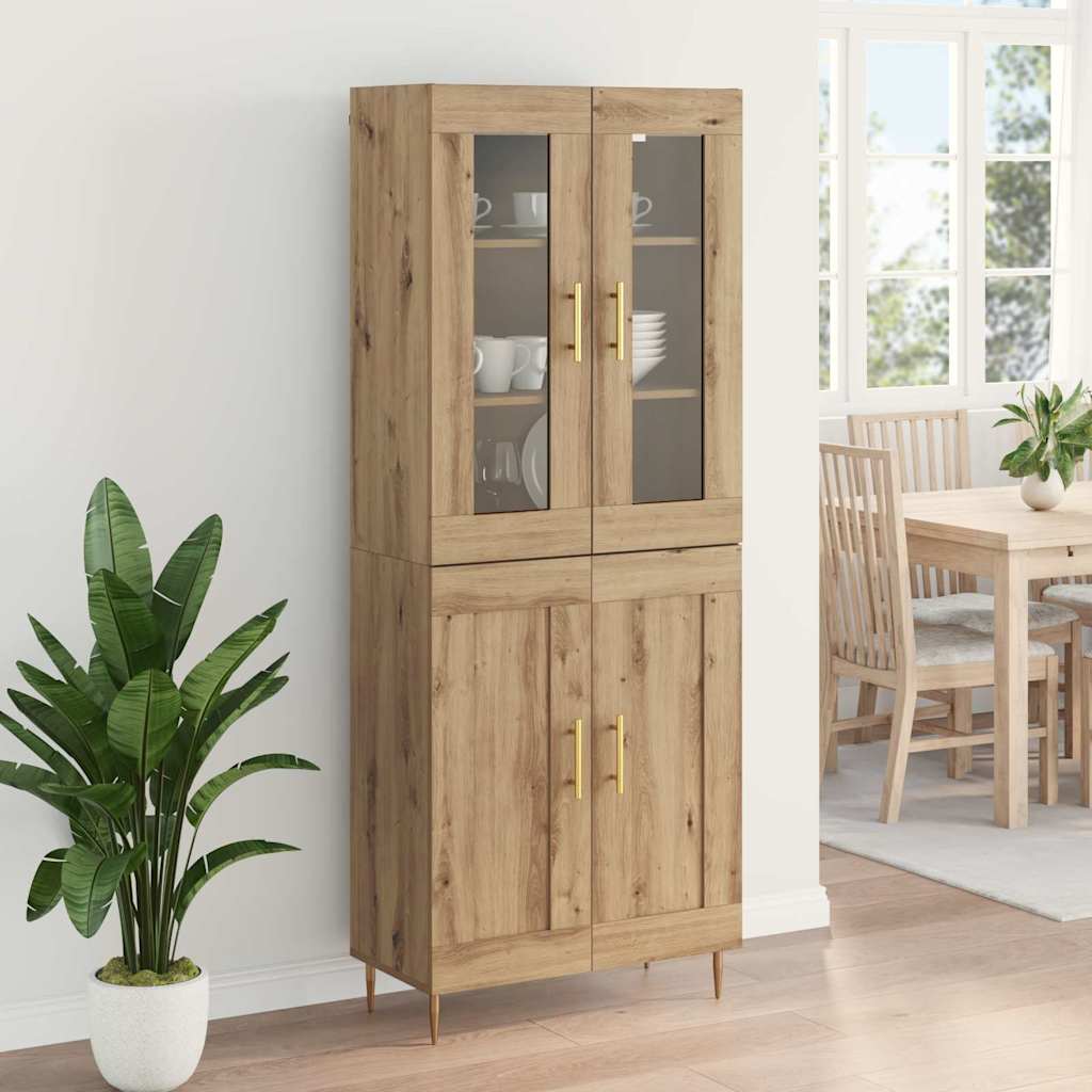 Highboard 2 pcs Artisan Egetræ 69,5 x 34 x 180 cm
