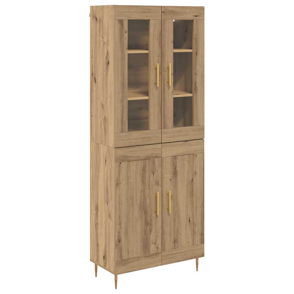 Highboard 2 pcs Artisan Egetræ 69,5 x 34 x 180 cm