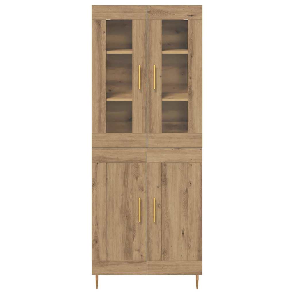 Highboard 2 pcs Artisan Egetræ 69,5 x 34 x 180 cm