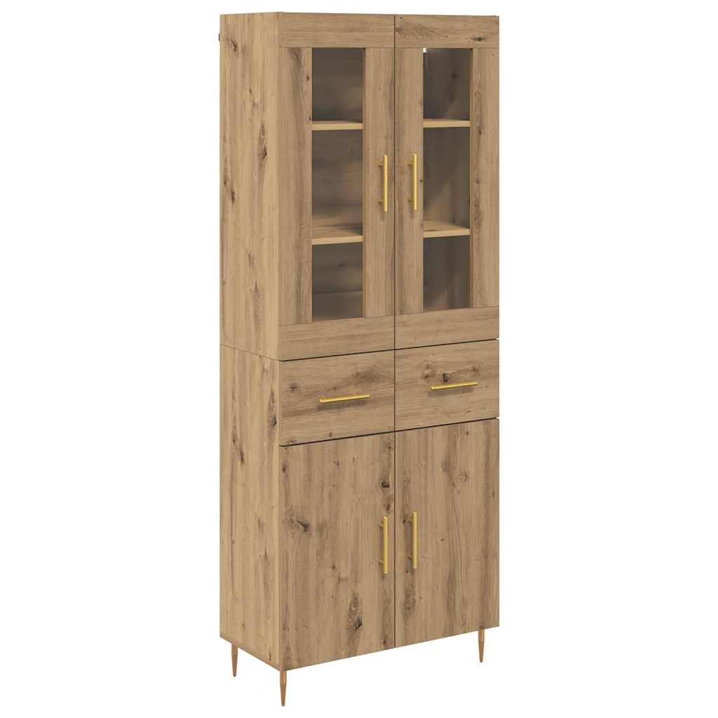Highboard 2 pcs Artisan Egetræ 69,5 x 34 x 180 cm