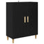Highboard Sort eg 69,5 x 32,5 x 180 cm Konstrueret træ