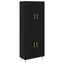 Highboard Sort eg 69,5 x 34 x 180 cm Konstrueret træ