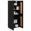 Highboard Sort eg 69,5 x 34 x 180 cm Konstrueret træ
