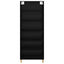 Highboard Sort eg 69,5 x 32,5 x 180 cm Konstrueret træ