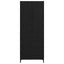 Highboard med skuffe Sort eg 69,5 x 34 x 180 cm Konstrueret træ