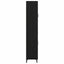 Highboard med skuffe Sort eg 69,5 x 34 x 180 cm Konstrueret træ