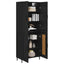 Highboard Sort eg 69,5 x 34 x 180 cm Konstrueret træ