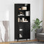 Highboard Sort eg 69,5 x 34 x 180 cm Konstrueret træ