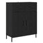 Highboard Sort eg 69,5 x 34 x 180 cm Konstrueret træ