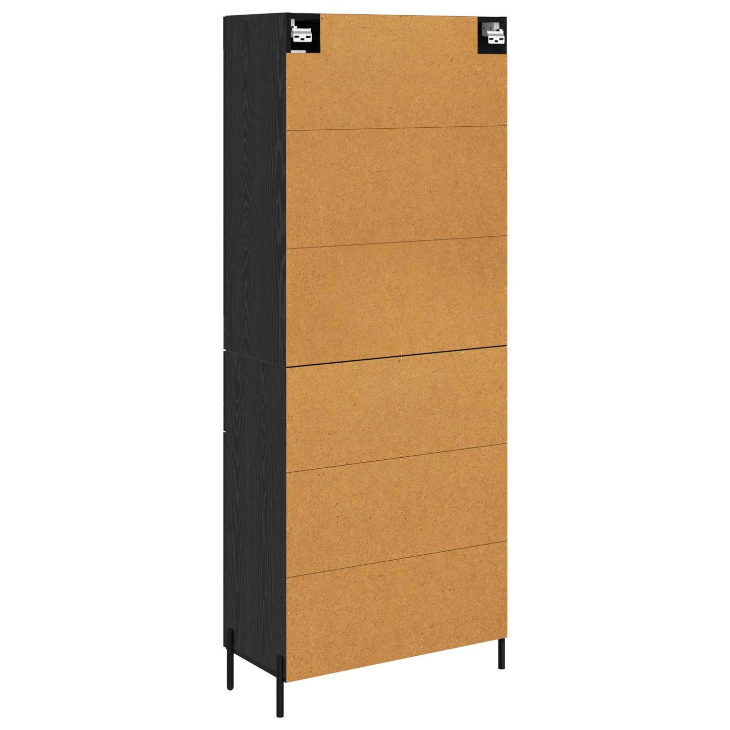 Highboard Sort eg 69,5 x 34 x 180 cm Konstrueret træ