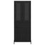 Highboard Sort eg 69,5 x 34 x 180 cm Konstrueret træ