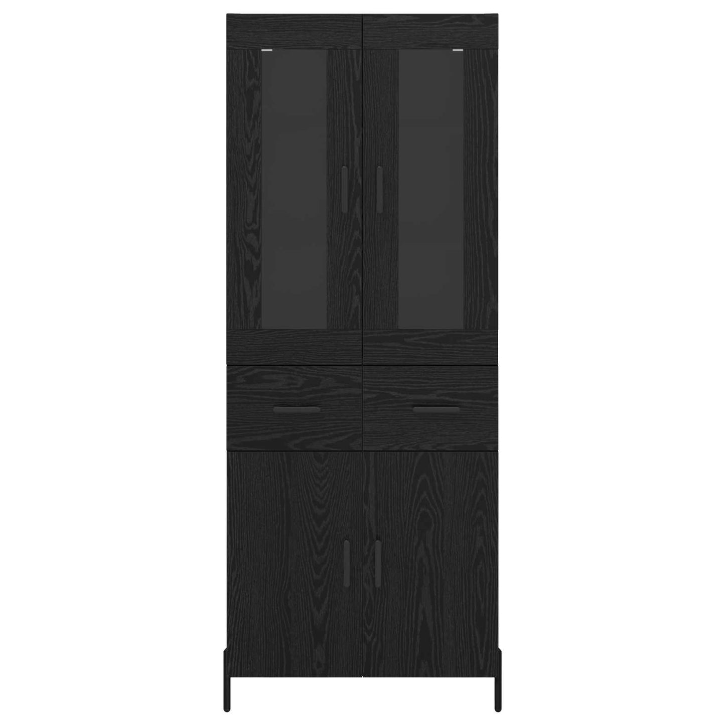Highboard Sort eg 69,5 x 34 x 180 cm Konstrueret træ