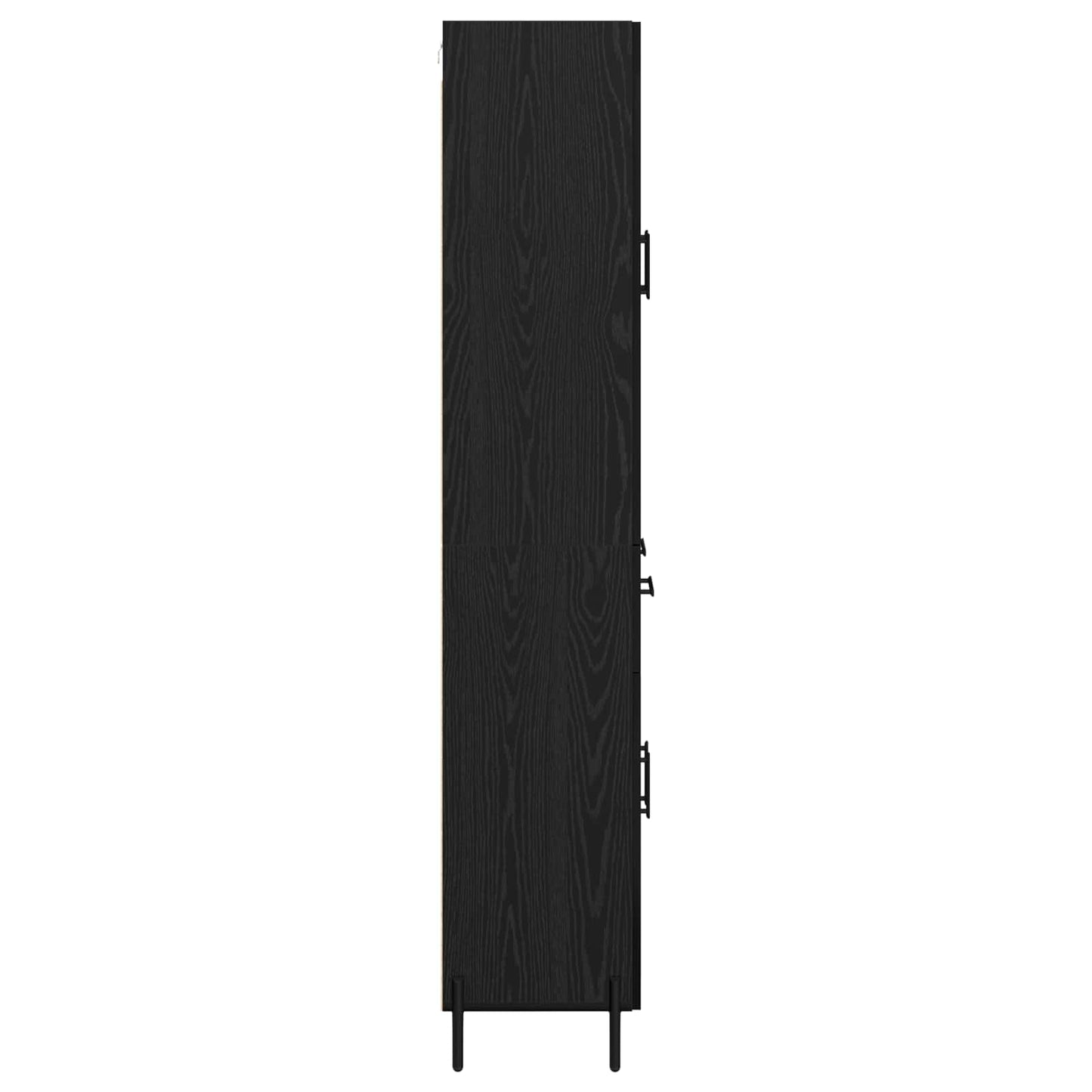 Highboard Sort eg 69,5 x 34 x 180 cm Konstrueret træ