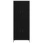 Highboard 2 pcs Sort eg Konstrueret træ