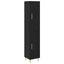 Highboard 2 pcs Sort eg Konstrueret træ