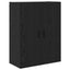 Highboard Sort eg 69,5 x 34 x 180 cm Konstrueret træ