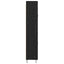 Highboard med skuffe Sort eg 69,5 x 34 x 180 cm Konstrueret træ