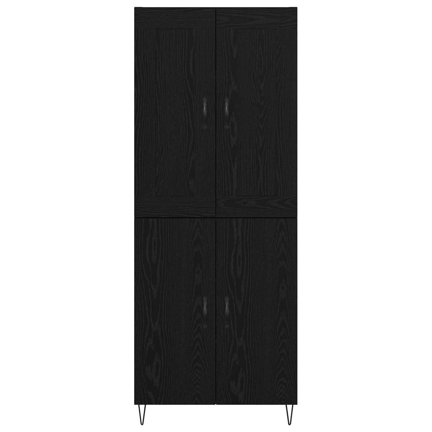 Highboard Sort eg 69,5 x 34 x 180 cm Konstrueret træ