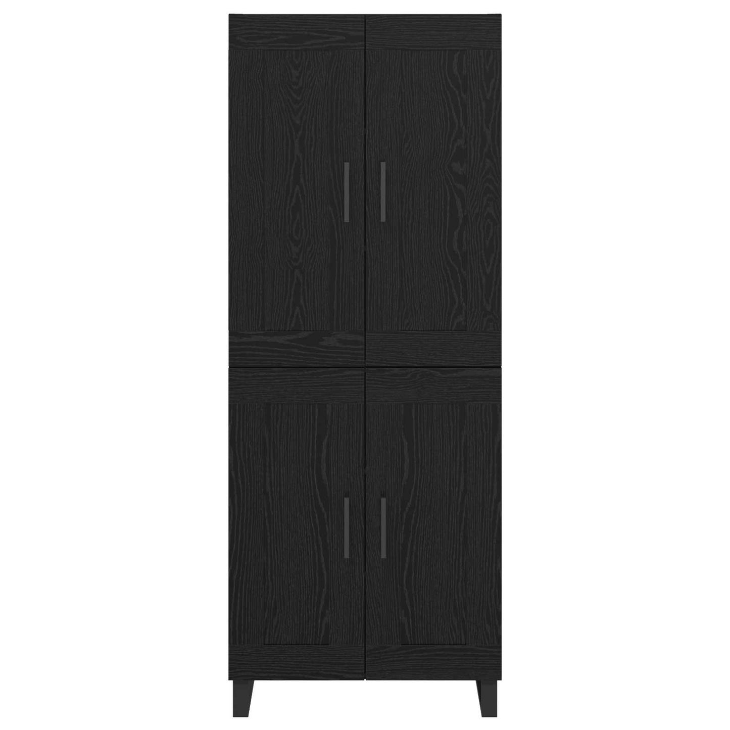 Highboard Sort eg 69,5 x 34 x 180 cm Konstrueret træ
