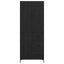 Highboard med skuffe 2 pcs Sort eg Konstrueret træ