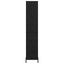 Highboard med skuffe Sort eg 34,5 x 34 x 180 cm Konstrueret træ