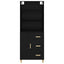 Highboard Sort eg 69,5 x 32,5 x 180 cm Konstrueret træ