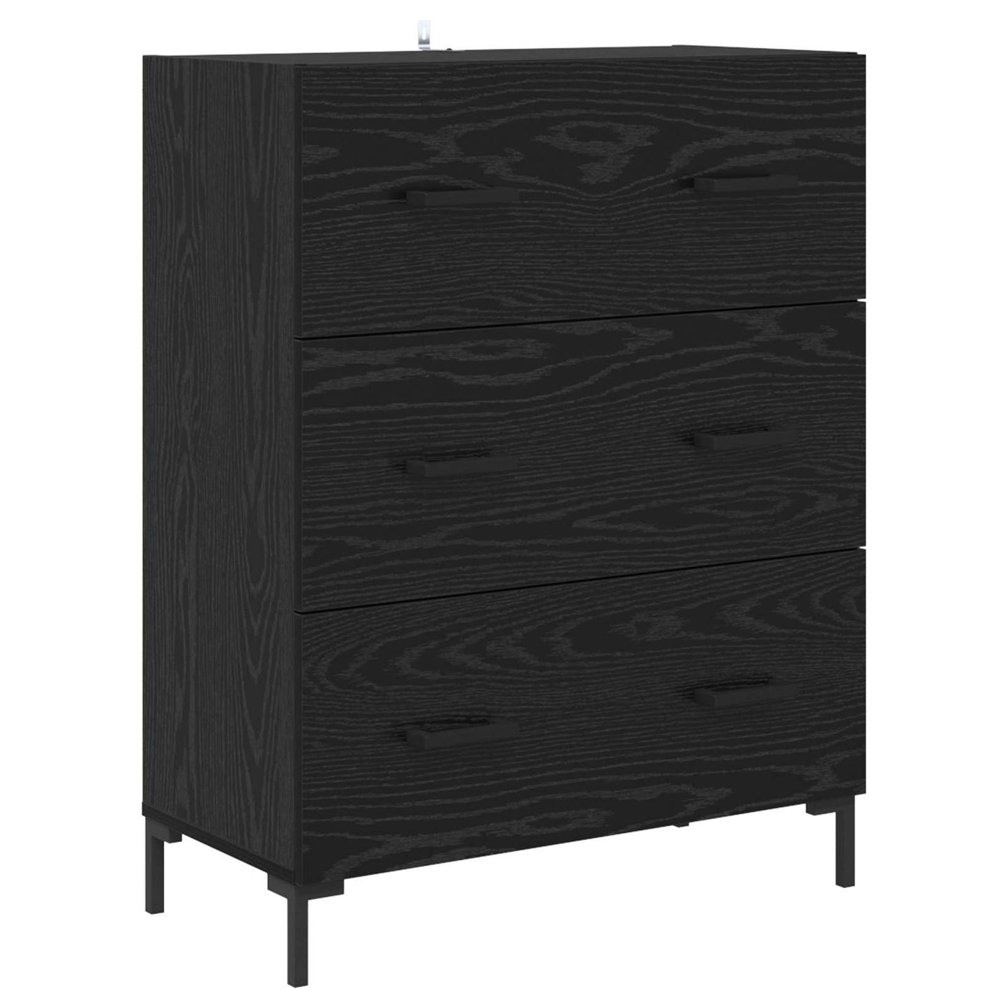 Highboard Sort eg 69,5 x 34 x 180 cm Konstrueret træ