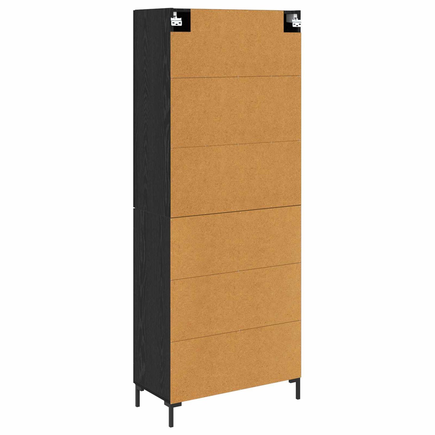 Highboard Sort eg 69,5 x 34 x 180 cm Konstrueret træ