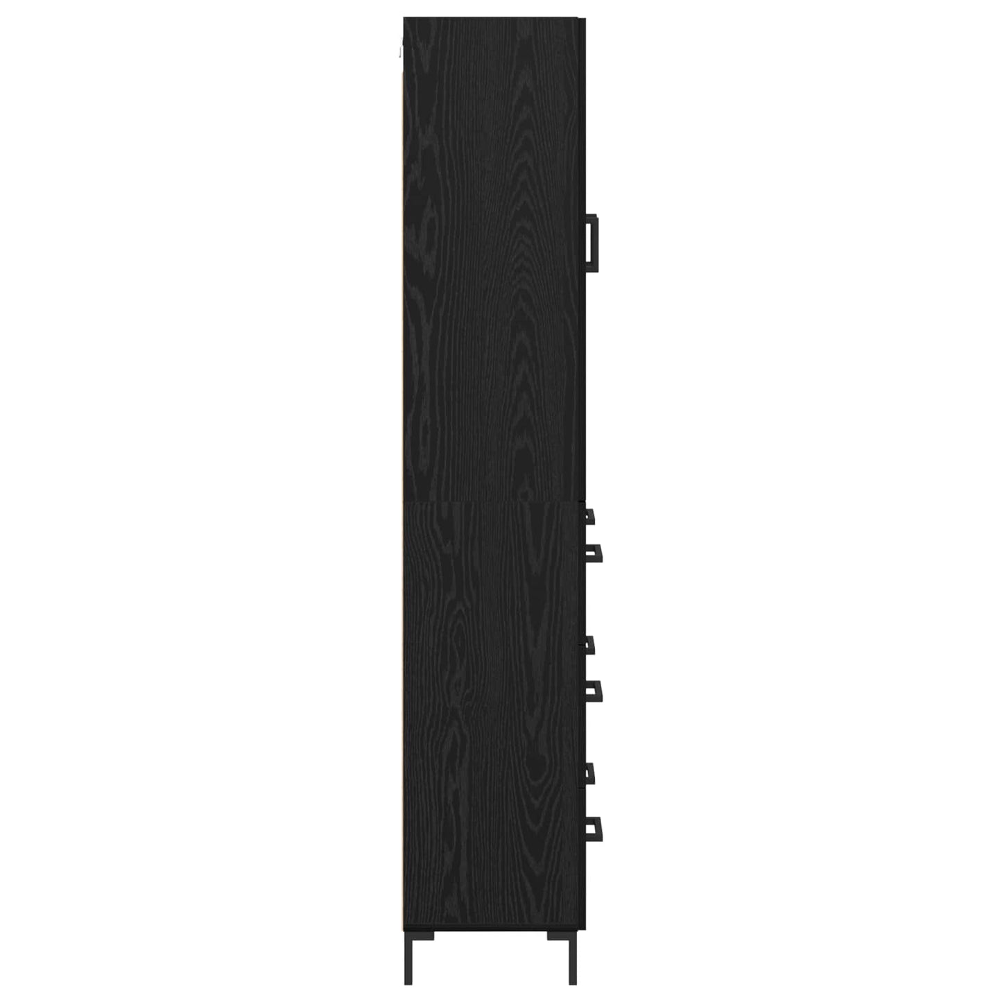Highboard Sort eg 69,5 x 34 x 180 cm Konstrueret træ