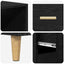 Highboard Sort eg 69,5 x 32,5 x 180 cm Konstrueret træ