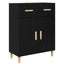 Highboard Sort eg 69,5 x 32,5 x 180 cm Konstrueret træ