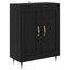 Highboard Sort eg 69,5 x 34 x 180 cm Konstrueret træ